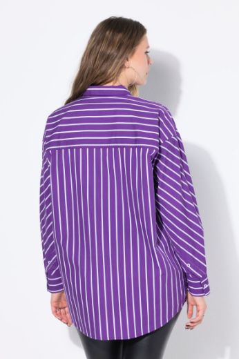 Moda za polnejše Košulja dugih rukana na pruge plus velikost, xxl, Ulla Popken in Johann Popken (JP1880)