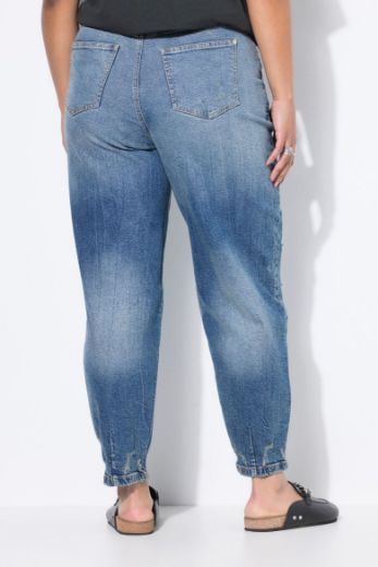 Moda za polnejše Traperice povišenog struka širokih nogavica plus velikost, xxl, Ulla Popken in Johann Popken (JP1880)
