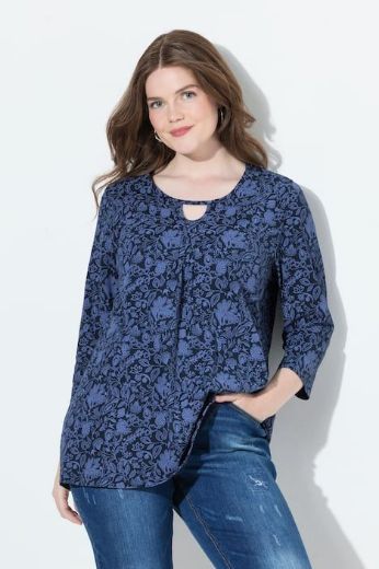 Moda za polnejše Majica 3/4 rukava A kroja plus velikost, xxl, Ulla Popken in Johann Popken (JP1880)