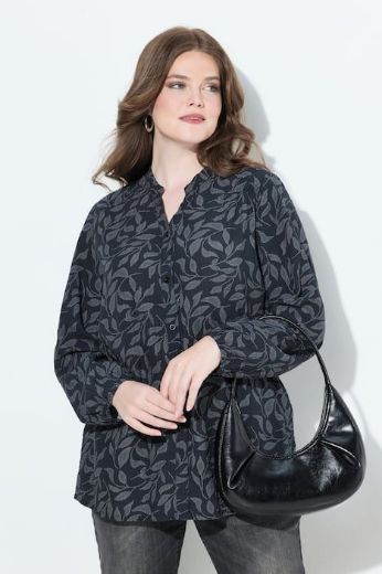 Moda za polnejše Bluza dugih rukava V ovratnika plus velikost, xxl, Ulla Popken in Johann Popken (JP1880)