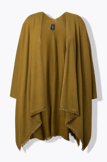 Moda za polnejše Pončo plus velikost, xxl, Ulla Popken in Johann Popken (JP1880)