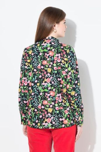 Moda za polnejše Bluza dugih rukava cvjetnog motiva plus velikost, xxl, Ulla Popken in Johann Popken (JP1880)