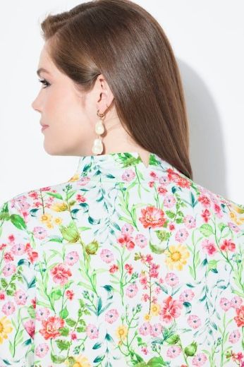 Moda za polnejše Bluza dugih rukava cvjetnog motiva plus velikost, xxl, Ulla Popken in Johann Popken (JP1880)