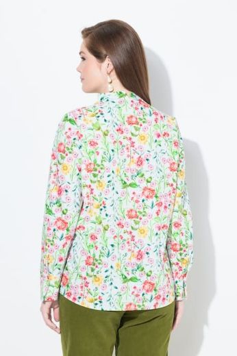 Moda za polnejše Bluza dugih rukava cvjetnog motiva plus velikost, xxl, Ulla Popken in Johann Popken (JP1880)