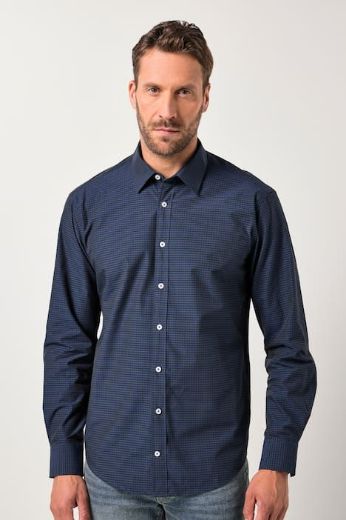 Moda za polnejše Košulja dugih rukava karirana plus velikost, xxl, Ulla Popken in Johann Popken (JP1880)