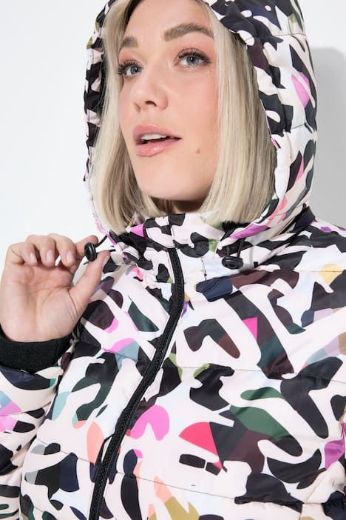 Moda za polnejše Jakna prošivena s kapuljačom plus velikost, xxl, Ulla Popken in Johann Popken (JP1880)