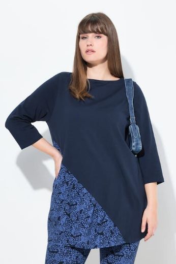 Moda za polnejše Majica 3/4 rukava dužeg A kroja plus velikost, xxl, Ulla Popken in Johann Popken (JP1880)