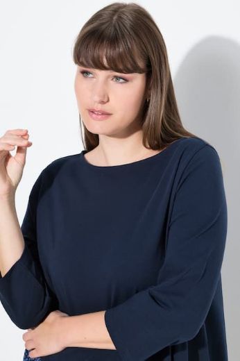 Moda za polnejše Majica 3/4 rukava dužeg A kroja plus velikost, xxl, Ulla Popken in Johann Popken (JP1880)