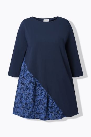 Moda za polnejše Majica 3/4 rukava dužeg A kroja plus velikost, xxl, Ulla Popken in Johann Popken (JP1880)