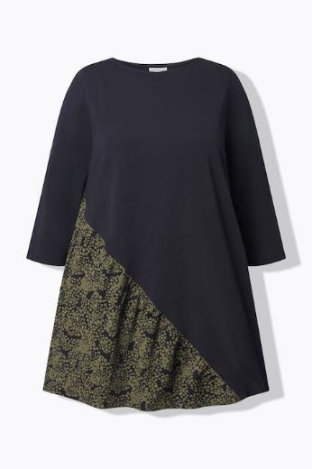 Moda za polnejše Majica 3/4 rukava dužeg A kroja plus velikost, xxl, Ulla Popken in Johann Popken (JP1880)