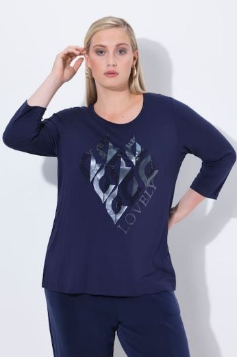 Moda za polnejše Majica 3/4 rukava plus velikost, xxl, Ulla Popken in Johann Popken (JP1880)