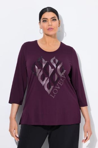 Moda za polnejše Majica 3/4 rukava plus velikost, xxl, Ulla Popken in Johann Popken (JP1880)