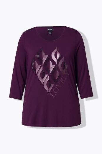 Moda za polnejše Majica 3/4 rukava plus velikost, xxl, Ulla Popken in Johann Popken (JP1880)