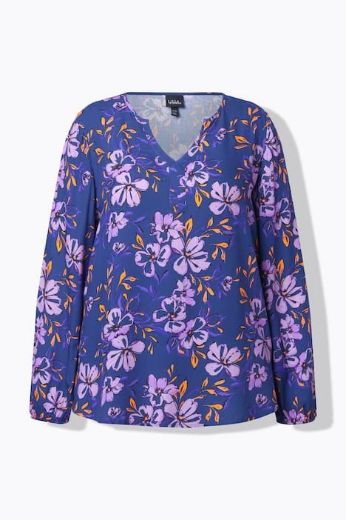 Moda za polnejše Bluza dugih rukava A kroja plus velikost, xxl, Ulla Popken in Johann Popken (JP1880)