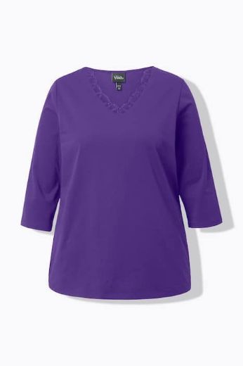 Moda za polnejše Majica 3/4 rukava plus velikost, xxl, Ulla Popken in Johann Popken (JP1880)