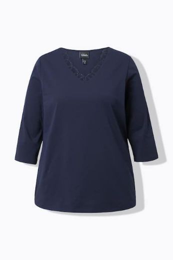 Moda za polnejše Majica 3/4 rukava plus velikost, xxl, Ulla Popken in Johann Popken (JP1880)