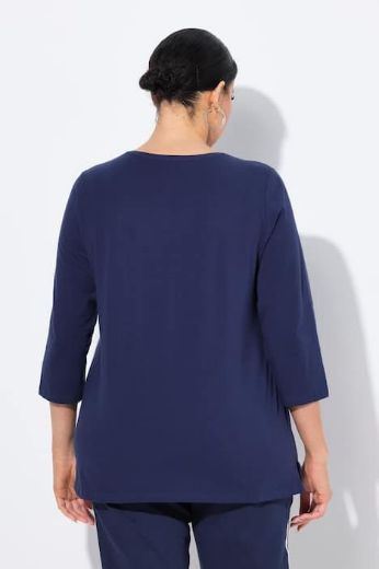 Moda za polnejše Majica 3/4 rukava okruglog ovratnika plus velikost, xxl, Ulla Popken in Johann Popken (JP1880)