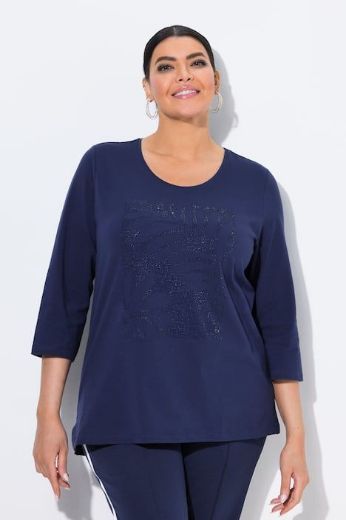 Moda za polnejše Majica 3/4 rukava okruglog ovratnika plus velikost, xxl, Ulla Popken in Johann Popken (JP1880)