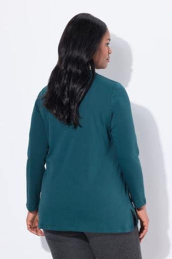 Moda za polnejše Majica dugih rukava A kroja plus velikost, xxl, Ulla Popken in Johann Popken (JP1880)