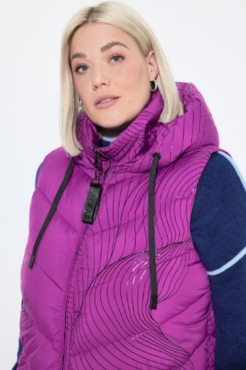 Moda za polnejše Prsluk prošiveni s kapuljačom plus velikost, xxl, Ulla Popken in Johann Popken (JP1880)
