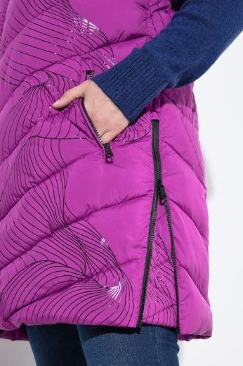 Moda za polnejše Prsluk prošiveni s kapuljačom plus velikost, xxl, Ulla Popken in Johann Popken (JP1880)
