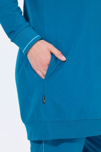 Moda za polnejše Majica dugih rukava s patentnim zatvaračem i kapuljačom plus velikost, xxl, Ulla Popken in Johann Popken (JP1880)