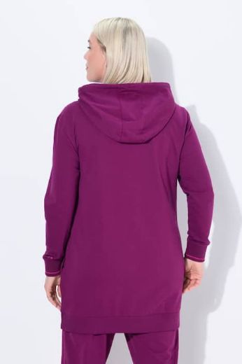 Moda za polnejše Majica dugih rukava s patentnim zatvaračem i kapuljačom plus velikost, xxl, Ulla Popken in Johann Popken (JP1880)