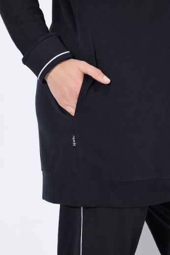 Moda za polnejše Majica dugih rukava s patentnim zatvaračem i kapuljačom plus velikost, xxl, Ulla Popken in Johann Popken (JP1880)