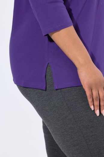 Moda za polnejše Majica 3/4 rukava A kroja plus velikost, xxl, Ulla Popken in Johann Popken (JP1880)