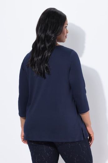 Moda za polnejše Majica 3/4 rukava A kroja plus velikost, xxl, Ulla Popken in Johann Popken (JP1880)