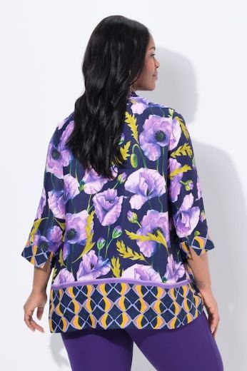 Moda za polnejše Tunika 3/4 rukava A kroja plus velikost, xxl, Ulla Popken in Johann Popken (JP1880)