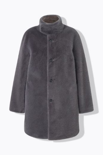 Moda za polnejše Kaput od mekog umjetnog krzna plus velikost, xxl, Ulla Popken in Johann Popken (JP1880)