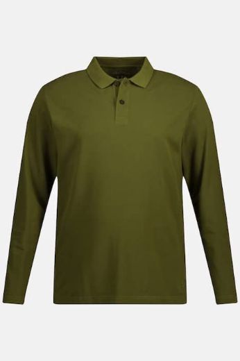 Moda za polnejše Majica Polo dugi rukavi plus velikost, xxl, Ulla Popken in Johann Popken (JP1880)