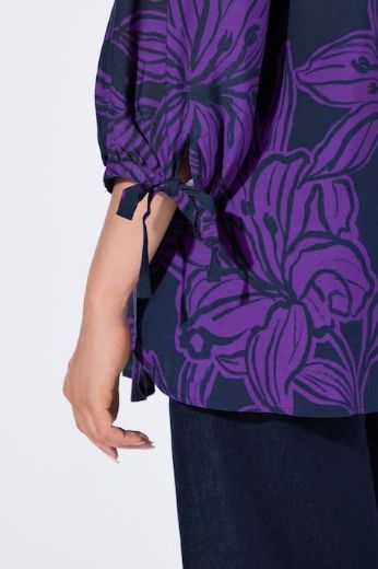 Moda za polnejše Bluza 3/4 rukavi s cvjetnim printom plus velikost, xxl, Ulla Popken in Johann Popken (JP1880)