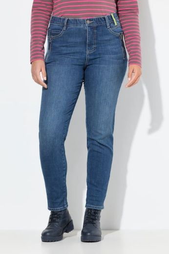 Moda za polnejše Traperice uskih nogavica plus velikost, xxl, Ulla Popken in Johann Popken (JP1880)