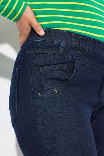 Moda za polnejše Traperice visokog struka širokih nogavica plus velikost, xxl, Ulla Popken in Johann Popken (JP1880)