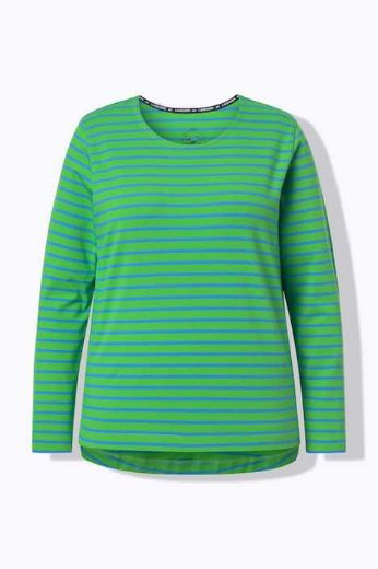 Moda za polnejše Majica dugih rukava na pruge plus velikost, xxl, Ulla Popken in Johann Popken (JP1880)