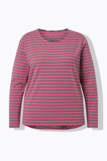 Moda za polnejše Majica dugih rukava na pruge plus velikost, xxl, Ulla Popken in Johann Popken (JP1880)