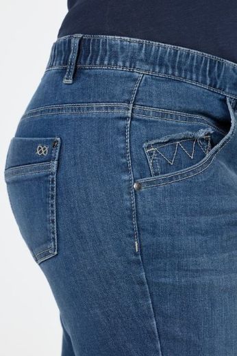 Moda za polnejše Traperice širokih nogavica plus velikost, xxl, Ulla Popken in Johann Popken (JP1880)