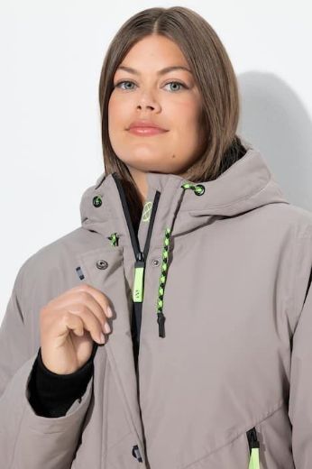Moda za polnejše Jakna funkcionalna s kapuljačom plus velikost, xxl, Ulla Popken in Johann Popken (JP1880)