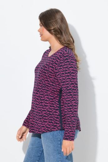 Moda za polnejše Majica dugih rukava plus velikost, xxl, Ulla Popken in Johann Popken (JP1880)