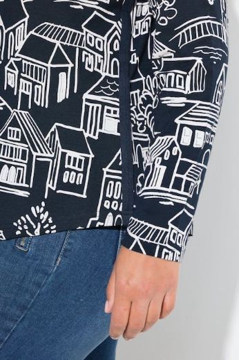 Moda za polnejše Majica dugih rukava plus velikost, xxl, Ulla Popken in Johann Popken (JP1880)