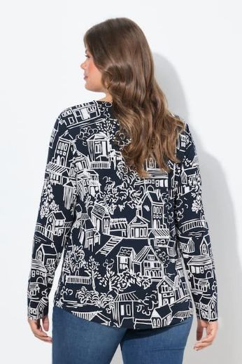 Moda za polnejše Majica dugih rukava plus velikost, xxl, Ulla Popken in Johann Popken (JP1880)