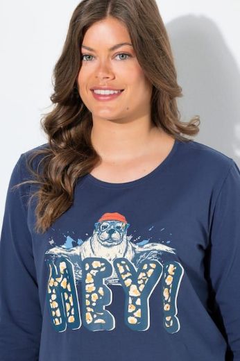 Moda za polnejše Majica dugih rukava plus velikost, xxl, Ulla Popken in Johann Popken (JP1880)
