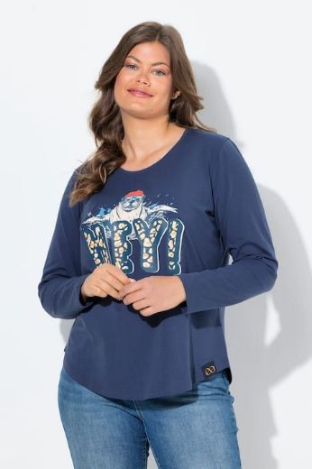 Moda za polnejše Majica dugih rukava plus velikost, xxl, Ulla Popken in Johann Popken (JP1880)