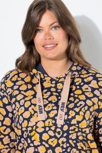 Moda za polnejše Majica dugih rukava s kapuljačom plus velikost, xxl, Ulla Popken in Johann Popken (JP1880)