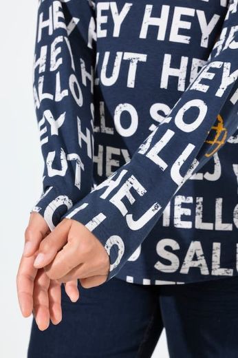 Moda za polnejše Majica dugih rukava okruglog ovratnika plus velikost, xxl, Ulla Popken in Johann Popken (JP1880)