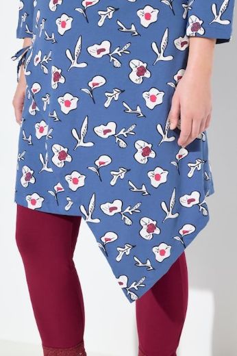 Moda za polnejše Haljina midi 3/4 rukava plus velikost, xxl, Ulla Popken in Johann Popken (JP1880)