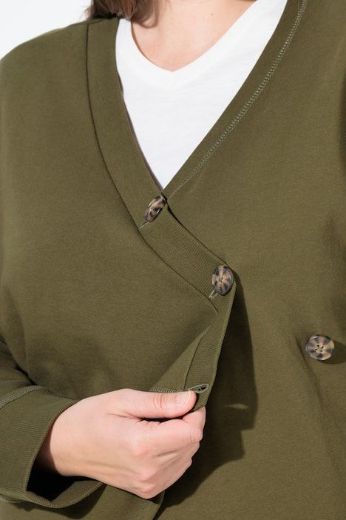 Moda za polnejše Majica dugih rukava sa asimetričnim kopčanjem plus velikost, xxl, Ulla Popken in Johann Popken (JP1880)