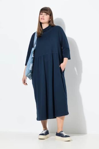 Moda za polnejše Haljina maxi 3/4 rukava plus velikost, xxl, Ulla Popken in Johann Popken (JP1880)
